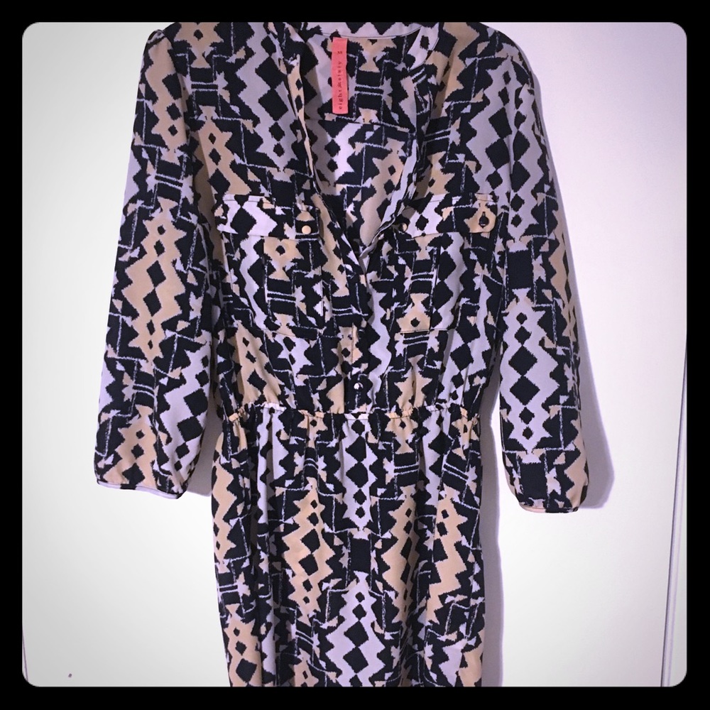 Tribal print dress
